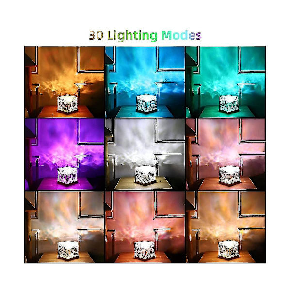 Galakseprojektorlampe for soverom - Sensorisk lys med 16 farger, Projektor nattlys for soverom
