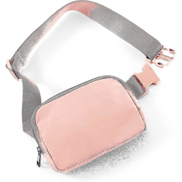 Unisex Fanny Pack med justerbar rem Mini bæltetaske til træning Løb Rejse Vandring