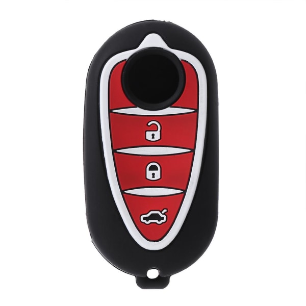 3 Buttons Silicone Car Key Fob Case Compatible -for Alfa Myth 159 Gto Myth Giulietta Romeo 4c Gta