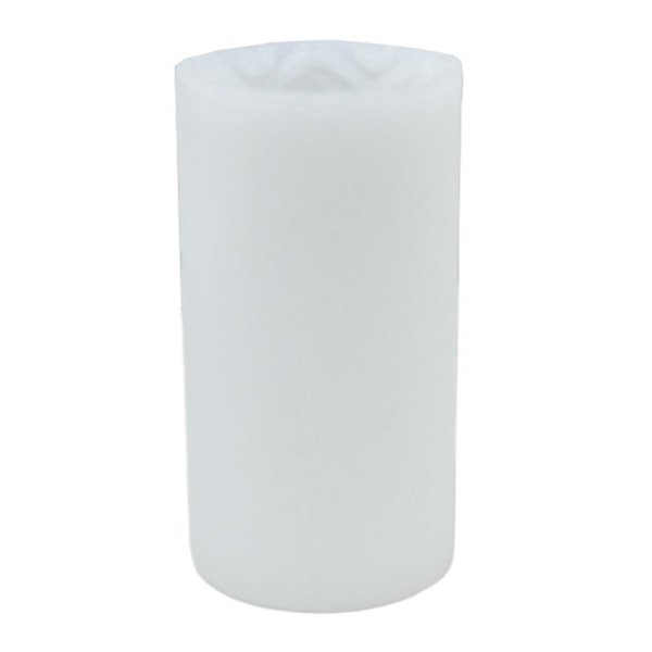 Lysstøpeform, lang stang stripet lys silikonform, diy sylinder