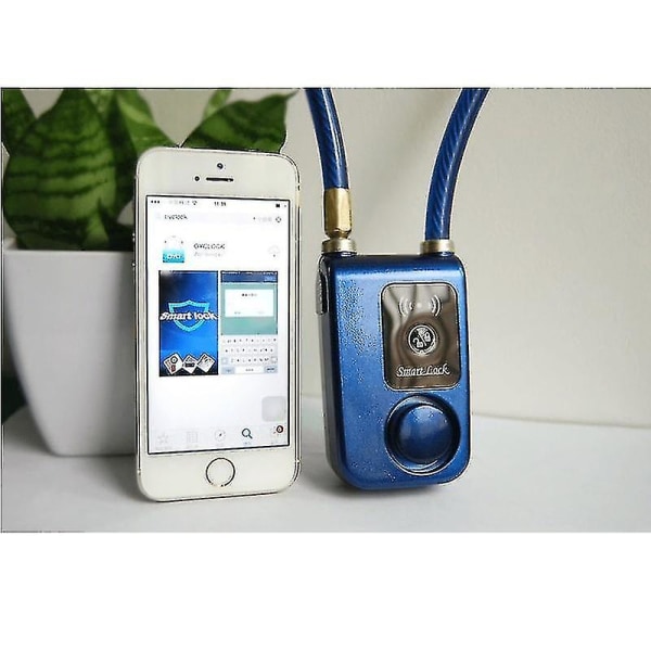 Smartlock-en Lås Uden Nøgle Med Alarm, Android/iphone
