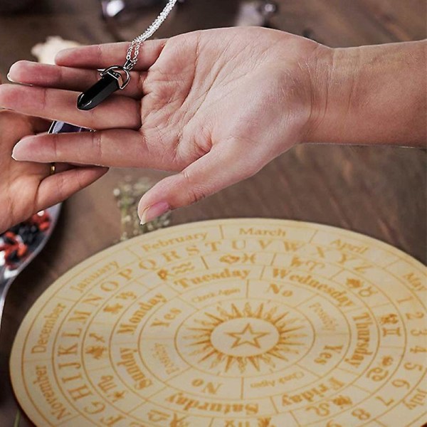 Tre Ouija-tavle polert burr-fri spådomsmetafysisk oppslagstavle for hjemmet Jikaix S