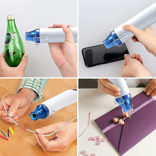 Mini-lämpöpuhallin, Diy 220v kohokuviointi-lämpöpuhallin, lämpöpuhallin ruuvimeisselisarjatyökaluille