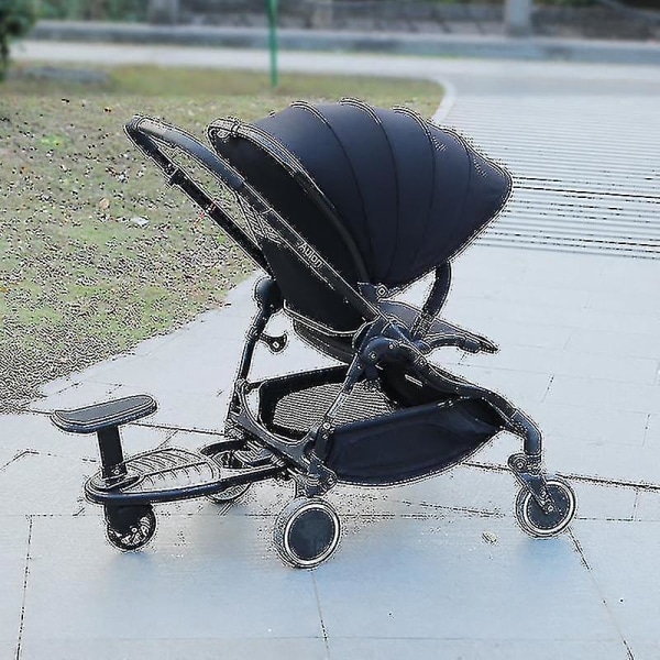 Hywell Universal 2-i-1 barnvagnsrittbräda med löstagbar sits Second Child Artefact Child Rider Barnvagnsfäste med sadelsäte