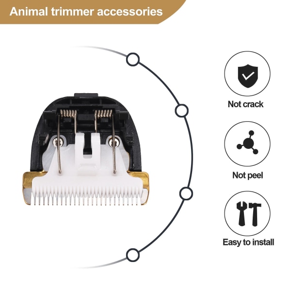 Grooming Keramisk Skärhuvud 40mm 24 Tänder Kompatibel Djurklippare