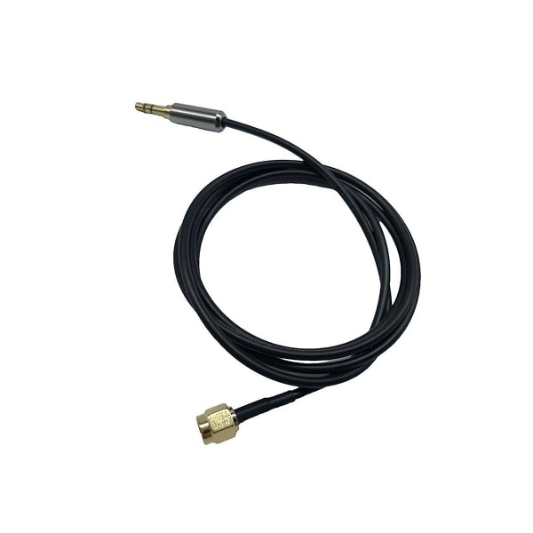 Sma hann til 3,5 mm lydhodetelefonpluggadapterkabel Rg174-kabel Sma-kabler, 1m