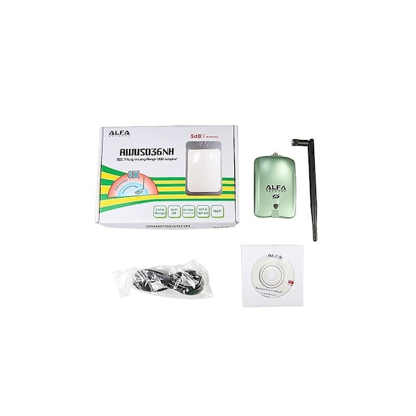 Alfa Brand Ralink 3070 150m Högpresterande USB-adapter/Dongle (WD-Alfa N)