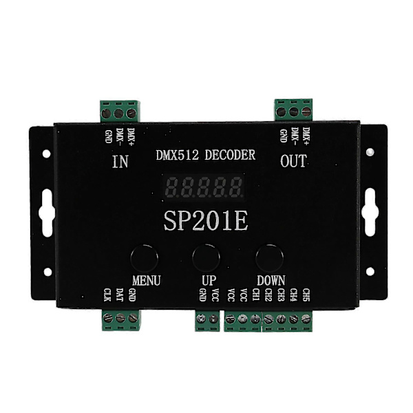 Sp201e Dmx512 Ws2812b Ws2811 Dmx Til Spi Kontroller Dekoder, støtter Flere Ics
