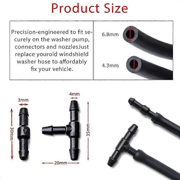 Vindrutespolarnäsa Spray för Chrysler Dodge Jeep 4805742AB, 5116079AA