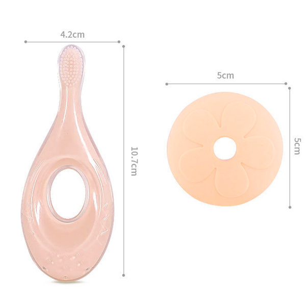 Tränings Tandborste för Småbarn med Baffel för att Förhindra Sväljning Style 6