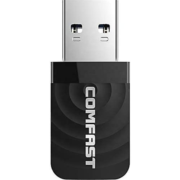 Usb Wifi-adapter for PC - Dual-band trådløst nettverkskort (ac1300mbps)