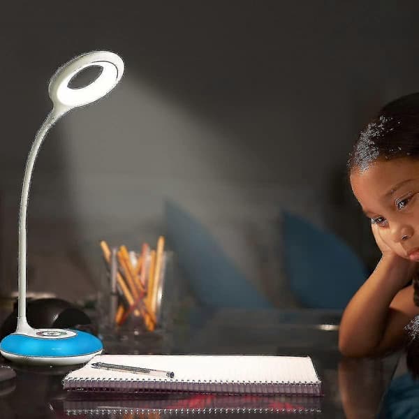 Barnes skrivebordslampe dimbar leselampe USB-lading