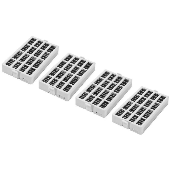 4 stk. Luftfiltre Køleskab Fresh Flow Reservedele Tilbehør til W10311524 Whirlpool Air1