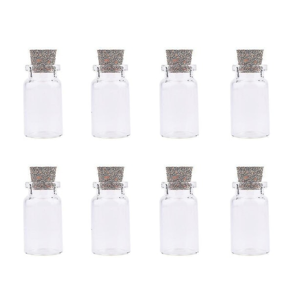 Korkpropper Glaskrukker Mini Glasflasker Glaskrukker Fcorkpropper Glaskrukker Mini Glasflasker
