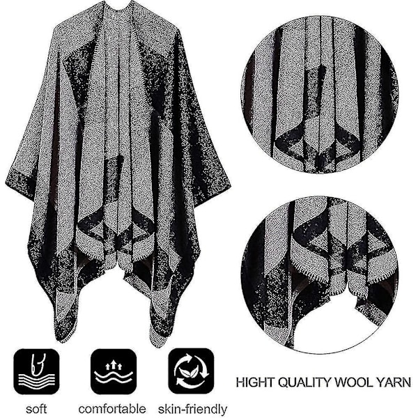 Damhalsdukar och sjalar Pashminasjalar Damtryckta sjalar Wraps Mode Öppen
