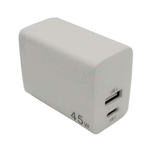 45w Usb+type-c Gan Fast Charging Adapter Quick Wall Charger Usb C Charger