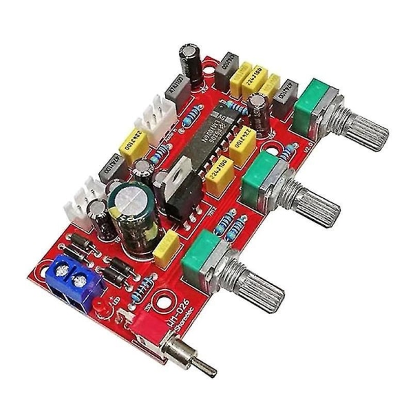Lm1036 Op-amp Hifi Forforstærker Pre-forstærker Lydstyrke Tone Diskant Loudness Kontrolkort Forforstærker Fini