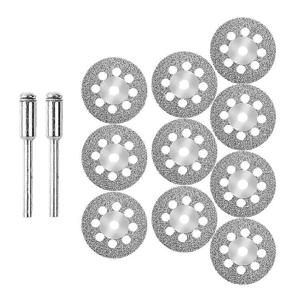 12 kpl 22 mm timanttikatkaisulaikkoja pyörivälle työkalulle, hiomakoneelle, metallin katkaisukiekko laatoille tai muulle