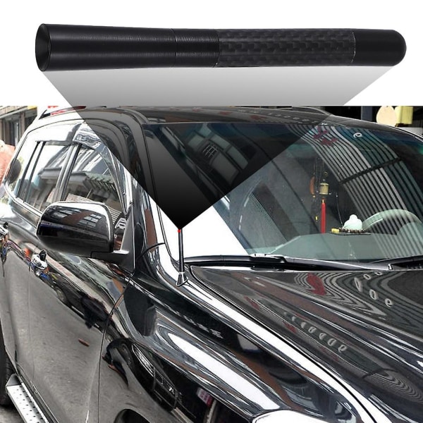 Bilantenne i karbonfiber for AM/FM-radio