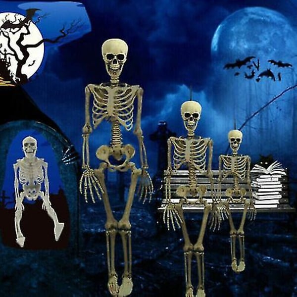Halloween Ihmisluuranko Ylisuuri Asennettava Kokoelämäkokoinen Koriste Juhlarekvisiitta