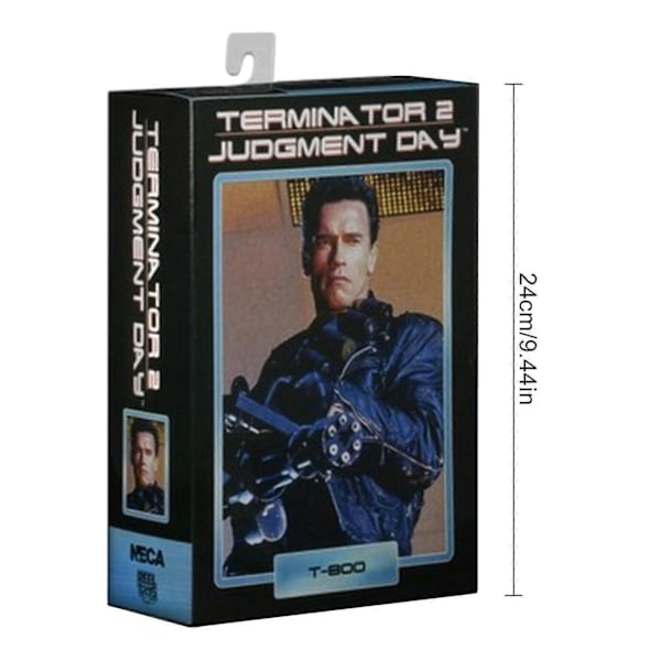 Terminator 2 Judgment Day T-800 Arnold Actionfigur Leksaksmodell för Present