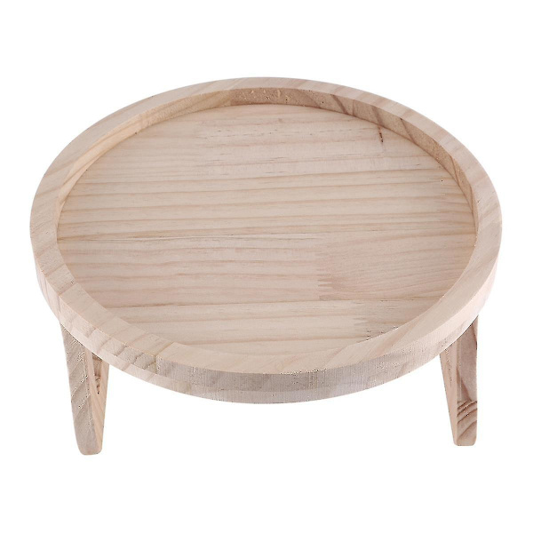 Sofa Arm Clip Table, naturlig tre Sofa Armrest Clip-on brett