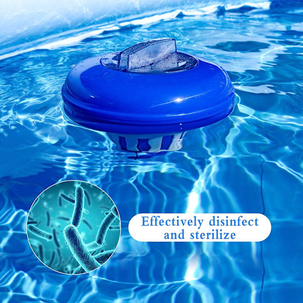 2 Pak Dosering Flydere, Klor Dispenser, Flydende Klor Dispenser, Automatisk Kemiske Flydere