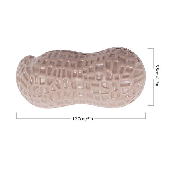 Hunde Pivelegetøj Tandslibning Bideresistent Simulation Peanut Form Hvalpe Tygelegetøj til Teddy