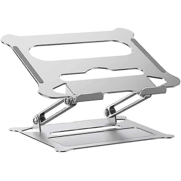 Justerbart laptopställ för skrivbord (silver)