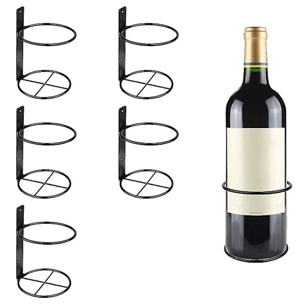 Vinkyllare för vägg, 6-pack väggmonterad vinkyllare, metallvin