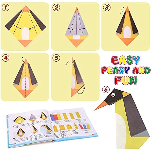 Lahjat 6 7 8 9 10 11-vuotiaille pojille tytöille lapsille taidekäsityöt tytöille 8-12-vuotiaille pojille origami-paperiaskartelut 4-8-vuotiaille lapsille askartelupaperi 8-9 1-vuotiaille