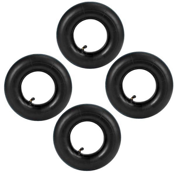 4 ST 4.10/3.50-4 Tum Innerslang Däck för Handtruck, Handkärra, Trädgårdsvagn, Gräsklippare, 4.10-4 Ersättningsslang