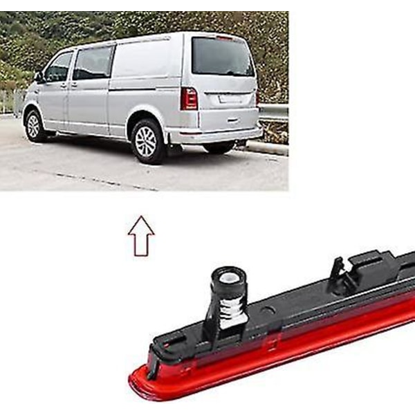 Rød LED-baglygte, højt niveau bremselygte til T5 Multivan Transporter 03-15 Oem: 7e0945097a/7e0945097c1pcsrød