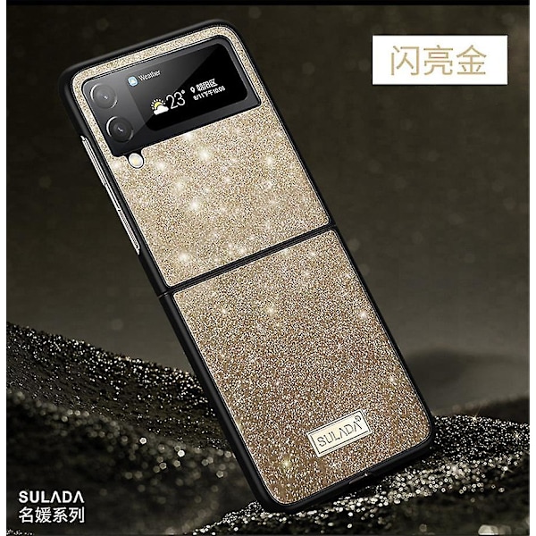 Etui Kompatibel Samsung Galaxy Z Flip 5 Luksus Glitter Stjerne Bagside Cover Til Z Flip 5 Til Kvinder