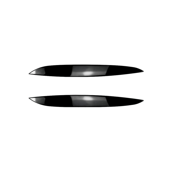 Til Golf4 Mk4 Iv 1997-2005 Blank Sort Forlygte Dæksel Pynt Strimmel Øjenbryn Dæksel Trim Pind