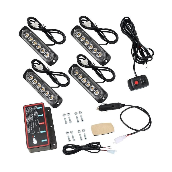 Car Wireless Remote Control 12v One Tow Four In 24led High-p