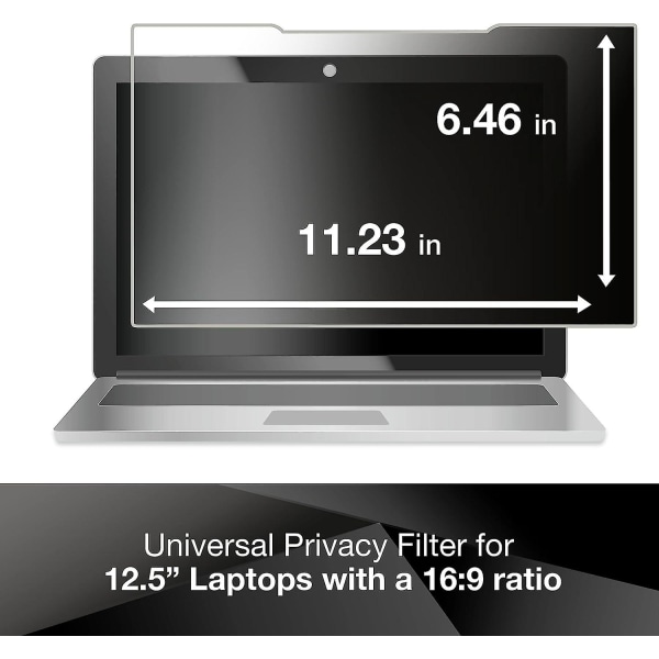 Tietosuojasuodatin Dellin 12,5" Infinity Display -kannettaville, joissa on Comply Attachment -järjestelmä (PFNDE007)