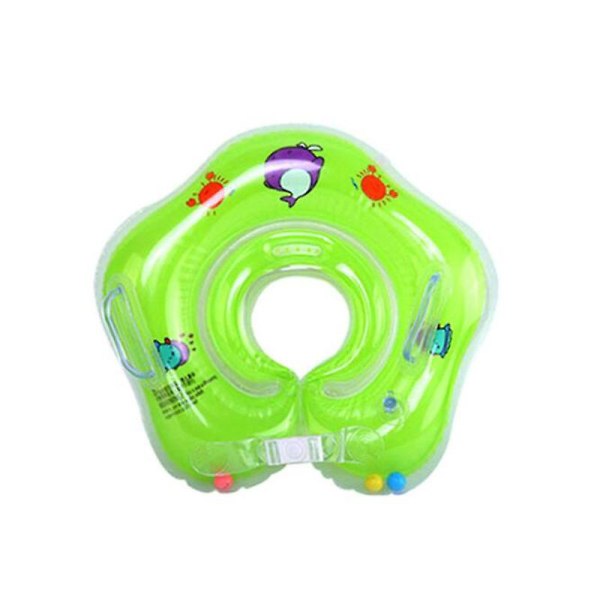 Svømming Baby Tilbehør Hals Ring Tube Safety Infant Float Circle Green