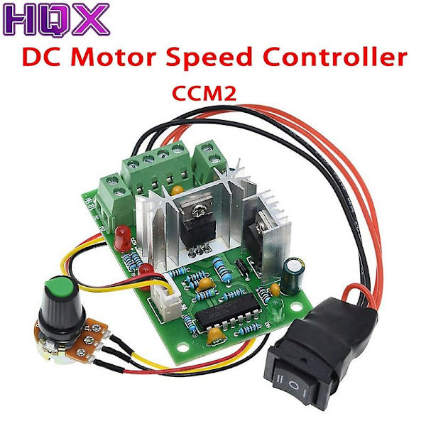 10v 12v 24v 36v PWM DC-styrenhet med positiv inverteringsbrytare PWM DC-styrenhet för DC-motorhastighetsregulator 150w