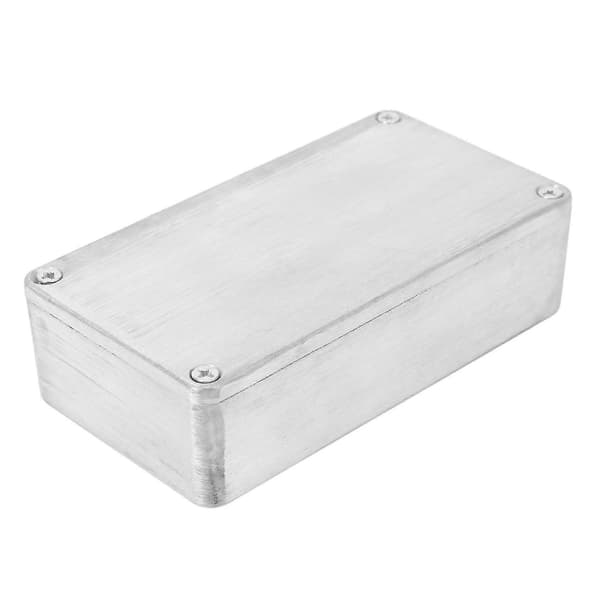 5 st Gitarr Effekter Pedal Aluminium Stomp Box Hölje 1590b