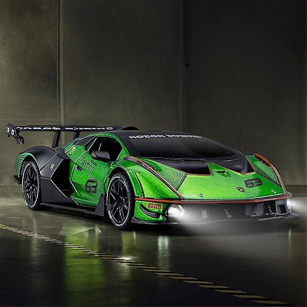 1:24 Lambos Essenza Scv12 Alloy Urheiluauto Malli Diecast Ääni Super Racing Nostaminen Häntä Kuuma Auton Pyörä Lapsille Lahjat