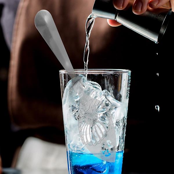 2 stk. Absint Skeer i Rustfrit Stål Cocktail Redskaber Til Fest Bar Og Hjem