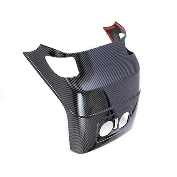 Bil Kolfiber Bakre Luftkonditioneringsutlopp Anti-Panel Cover Trim För 2007-2019