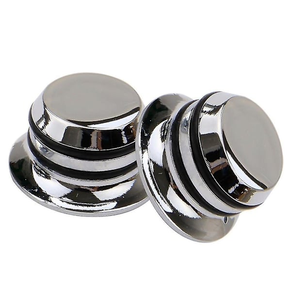 3 stk. Gitar Metall Topphatt Tone Tuning Knapper For Fender Elektrisk Gitar Jazz Bass Lp St Krom
