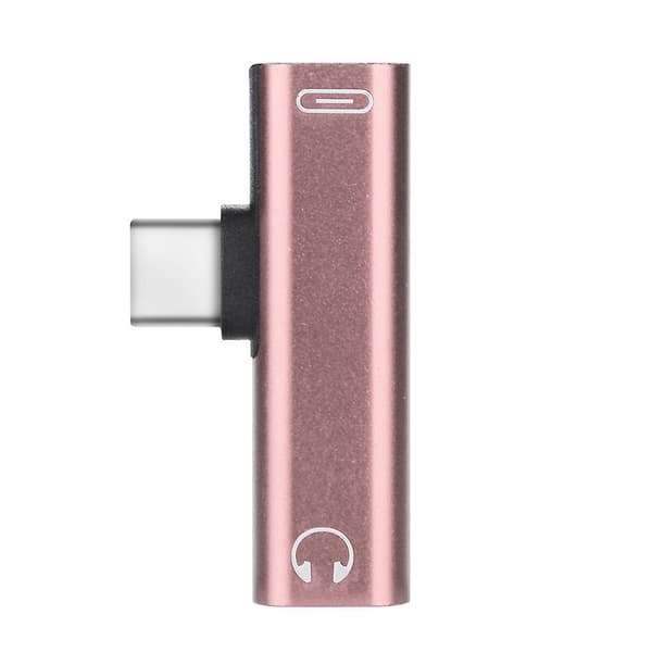Bærbar Type-C til 3,5 mm hodetelefonadapter USB-C