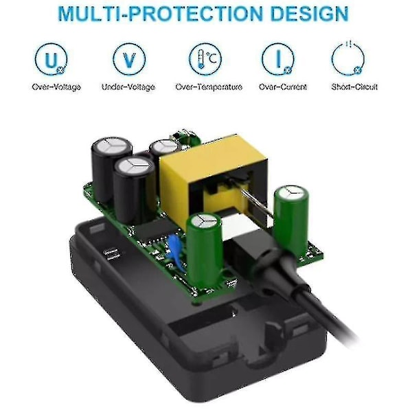 Strømadapter til Panasonic Ees-rf31 Es-rf41 Es-sf21 EU-stik