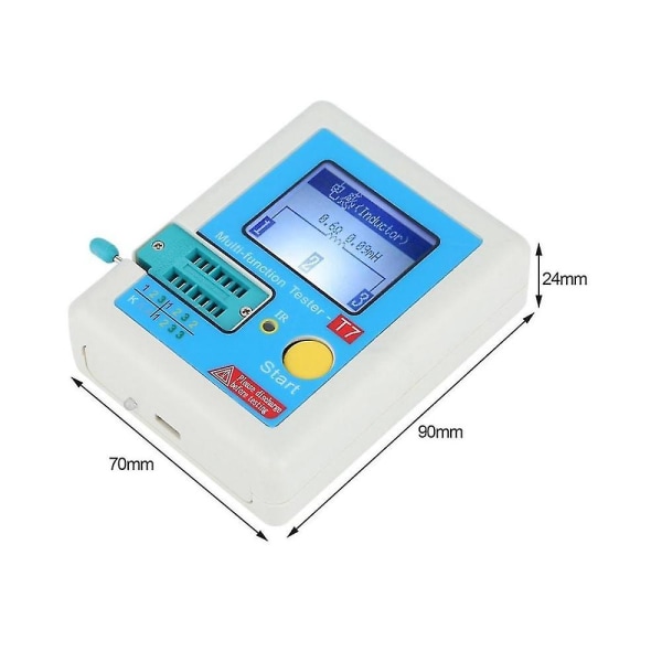 Lcr-t7 Ny Transistortestare Tft Diod Triod Kapacitansmätare Lcr Esr Mätare Multifunktionsmätare