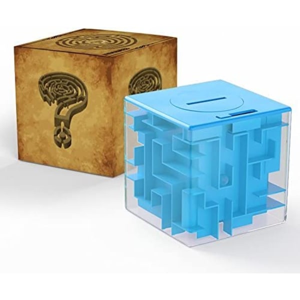 Money Maze Puzzle Box, Great Money Gift Holder Box, Sjov Maze Puslespil til børn og voksne.