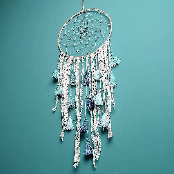 Käsintehty Unelmien Saalistaja, Bohemian Macrame-Seinätekstiili Mandala Kuu Unelmien Saalistaja