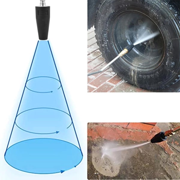 Turbo Munstycke Högtryckstvätt 3600 Psi Max Roterande Högtryckstvätt Munstycke
